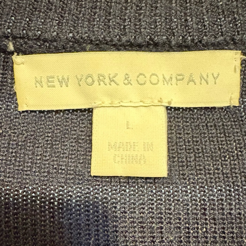 New York & Company Navy Blue Cardigan - Picture 5 of 5